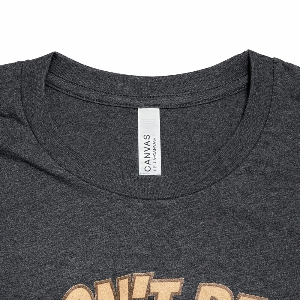 Bella Canvas Don't Be A Salty Heifer Graphic Tee Charcoal Gray Size Large NEW - Picture 5 of 9